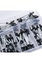 120PCS Black Aluminum Core Pull Rivets M2.4 M3.2 M4 Sizes for Decoration and Fastening - 8