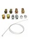 Universal Throttle Clutch Cable Repair Kit Lawnmower Rotovator Ride On Throttle Cable Brake Clutc... - 5