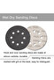 100 Pieces 5inch Hook and Loop 8-Hole Wet/Dry Sandpaper 180 240 320 400 600 800 1000 1500 2000 30... - 2