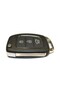 3-Button Flip Key Shell for Hyundai – RFC Case Fit I10 I20 I40 IX35 Santa Fe Remote Fob - 4