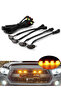 مصباح LED شبكي للسيارة 4x4، ضوء أصفر، ضوء نهاري، ضوء تحذير LED مزخرف، شاحنة صغيرة... - 7