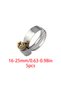 25pcs Stainless Steel Hose Pipe Clamps 16mm-70mm Cross German Hose Clamp Clips for Air Hose Water... - 3