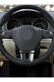 ABS Car Carbon Fiber Texture Steering Wheel Panel Button Cover Trim For VW Golf 6 MK6 2009-2013 P... - 7