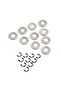 10pcs Washer and 10pcs E-Clip for STIHL 017 018 019 021 023 025 MS170 MS180 MS250 Chainsaw Replac... - 4