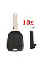 Jingyuqin 10pcs Car Key Shell Case For Peugeot 106 206 306 Citroen No Chip Transponder Auto Key C... - 7