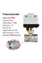 DN32 تيار متردد 220 فولت، ثنائي الاتجاه DC12-24V/AC220V مع تحكم يدوي وتحكم تلقائي، مصنوع من الفولاذ المقاوم للصدأ - 2