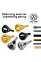 Hexagonal Black New Type External Chamfering Tool Angle Lap Trimming Debur Triangle/Hexagonal Handle - 8