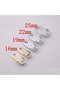 16mm 4PCS Clothes Rail Bracket | Oval Wall Mount Towel Rod Holder | 4/8/10 Pcs 16/19/22/25mm Heavy D