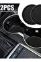 New Car Cup Holder Anti-Slip Silicone Insert Coaster Mat Universal Car Accessories Black Fit For ... - 7