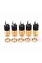 5Pc Gold PJ392 3.5mm Stereo Female Sockect Jack 3.5 Audio Headphone Connector Stereo Headphone Au...