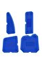 4pcs Silicone Glass Cement Scraper Sealant Grout Remover Tool for Home Finishing Caulking and Cle... - 2