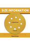 120 Grit 50 Pieces of 5-Inch 8-Hole Gold Adhesive-Backed Sanding Discs, Dust-Proof and Anti-Clogging - 2