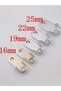 16mm 4PCS Clothes Rail Bracket | Oval Wall Mount Towel Rod Holder | 4/8/10 Pcs 16/19/22/25mm Heavy D - 7