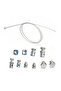 Universal Throttle Clutch Cable Repair Kit Lawnmower Rotovator Ride On Throttle Cable Brake Clutc... - 2