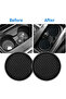 New Car Cup Holder Anti-Slip Silicone Insert Coaster Mat Universal Car Accessories Black Fit For ... - 3