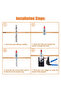 52PCS 52PCS Galvanized Steel Anchor Screw Combination Kit 35mm 46mm 59mm Hollow Wall Drywall Anchors - 4
