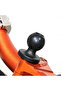 Motorcycle Bike Aluminum Mount Fork Stem Base Set W/ Ball Head For RAM Mount Compatible With A Va... - 5