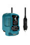 DC 12V/24V Li-ion Battery Mini Compact Car Charger Cigarette Lighter Plug With LED For Makita 18V... - 4