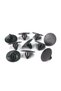 50PCS 10-50X Nylon Hood Insulation Rivet Retainer Clip Fastener Clips Fit for Hyundai Kia 81126-3701 - 6