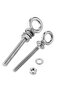 M8 X 80 1PCS 1PCS/5PCS 316 Stainless Steel Long Lifting Eye Bolt Eyebolts With Nuts & Washers Set Bo - 7