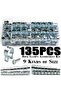 60pcs 135/60Pcs Hose Clamp Double Ears Clamp 8-18mm Worm Drive Fuel Water Hose Pipe Clamps Clips Hos