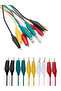 10pcs Alligator Clips Electrical DIY Test Cable Power Supply Cord Double Ended With Clamp Repair ... - 7