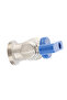 DN15 Angle Stop Valve G1/2 DN15 Male X G3/4 DN20 Male Thread Brass Quarter Turn Ball Valve - 4