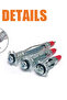 52PCS 52PCS Galvanized Steel Anchor Screw Combination Kit 35mm 46mm 59mm Hollow Wall Drywall Anchors - 7