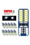10PCS White 10/20PC T10 W5W LED Canbus 3014 24SMD No Error 194 168 T10 LED Car Interior Instrument L - 8