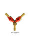 10mm YQBS 3 Way Brass Shut Off Ball Valve 6 8 10mm Hose Barb Y Pipe Fitting Connector Adapter Fuel - 4
