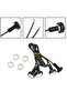 4Pcs LED Car Auto DRL Daytime Running Lights 12V 15W White Backup Lamp Automobiles Reversing Par... - 4