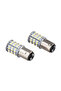 2PCS Small LED Bulbs ForSMD 1206 BAY15D 64SMD LED 1157 Dual Filament Brake Stop Tail Light Bulb G... - 4