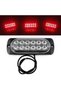2Pcs 12V-24V Universal Car Rear Red Fog 12 Led Lamp Light For Truck Car Van Bus Cab LED Urge... - 7