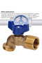 3/4" Garden Hose Outlet Valve G3/4in DN20 Male Thread Brass High Temperature Proof Garden Faucet Val - 5