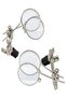 20x 10X Double Lenses Magnifying Glass Stainless Steel Clip Magnifier Rotatable MINI Magnifier Diame - 7