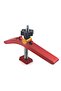 Red Aluminum Alloy Quick Acting Hold Down Clamp T-slot T-track Clamp Set Woodworking Tools - 6