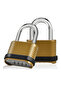 Gold Combination Lock | 4-Digit Heavy Duty Combo Lock - 26.5mm Outdoor Waterproof Combination Padloc - 8