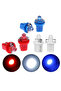 10 قطع من مصابيح LED حمراء، 10/20 قطعة من مصابيح السيارة T5 B8.5D 1SMD، 5050، مصابيح LED للوحة القيادة، جانبية، داخلية - 8