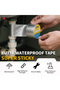 10mx20cm Butyl Aluminum Foil Tape Super Sticky Waterproof High Temp Resistant for Bathroom Faucets