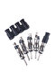 5pcs Auto Car Radio AM/FM Antenna Plug Adapter Male Connector Black - 6