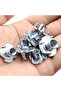 60pcs 60Pcs Galvanized Four-Claw Nuts, Carbon Steel Four-Point Impact Nuts, Suitable For Wooden Furn - 2