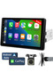 New 9 Inch Car Stereo HD Touch Screen Single Din Car Radio Support Carplay Android Auto With Blue... - 7