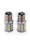 2PCS Small LED Bulbs ForSMD 1206 BAY15D 64SMD LED 1157 Dual Filament Brake Stop Tail Light Bulb G... - 7