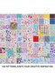 M 100 Pcs - 12x12 cm New Style Toothed Grid Pure Cotton Printed Twill Fabric Set, Sewing and DIY Cr. - 4
