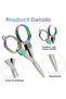 Stainless Steel Embroidery Needlework Scissors Sewing Folding Scissors Fishing Line Scissors Sewi... - 4