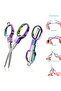 Stainless Steel Embroidery Needlework Scissors Sewing Folding Scissors Fishing Line Scissors Sewi...