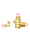 1pcs 3-Port Check Valve Brass Male-Threaded For Compressor Small Air Pump Oil Free Machine Piston... - 3