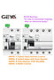 قاطع دائرة كهربائية تلقائي لإعادة التوصيل الذاتي GRD9L-R-220V AC من النوع 2P-40A-30mA (0.03A) من GEYA - 6