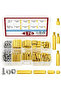 176pcs M3 Hex Screws & Standoffs Kit Brass Motherboard Spacers for Laptop DIY Computer & Circuit ... - 2