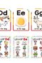 26 Letters English Alphabet Cards 156 Words with Pictures Children's Flashcards Colorful Design A... - 7